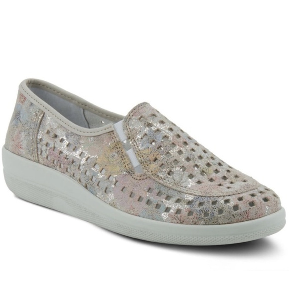 Spring Step Style:Twila Slipper Shoes Ballerinas Beige Colourful Size 6